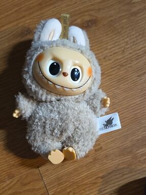 The Monsters Plush Bunny Monster Toy - Cream